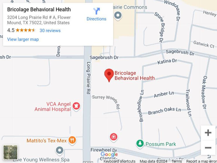 Bricolage Behavioral Health Map